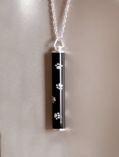Jewelry Cylinder Paw Print